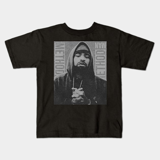 Method Man // Retro poster //RApper Kids T-Shirt by Degiab